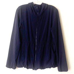 Lululemon Belle Jacket Deep Indigo Lightweight Long Sleeve Hooded Women’s Size 6
